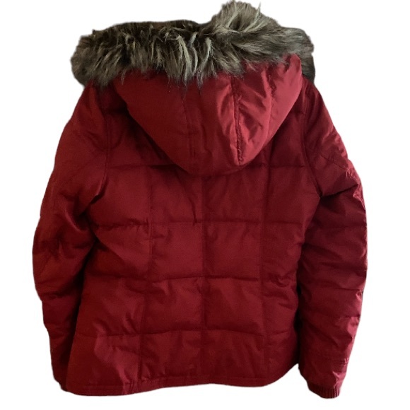 Ruff Hewn puffer feather/down filled coat with hood. Size large. - Picture 3 of 15
